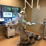 Patient room with dental chair